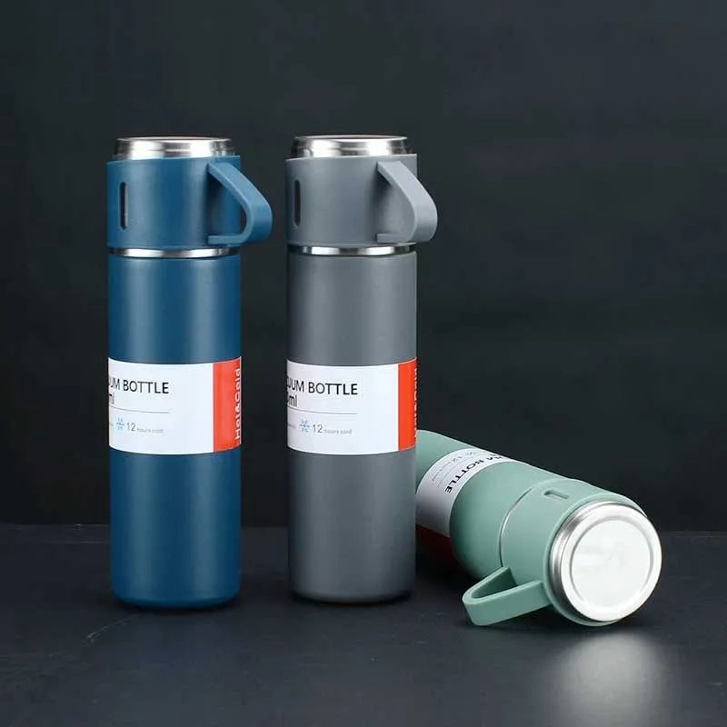500ML Stainless Steel Vacuum Flask Set 12 hours lasting