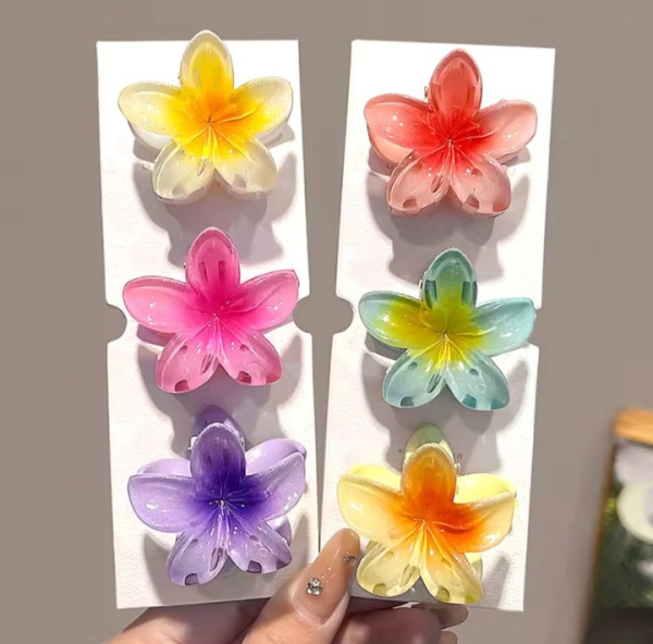 Pack Off 06 Mini Sunflower Fashion Girl Hair Clip