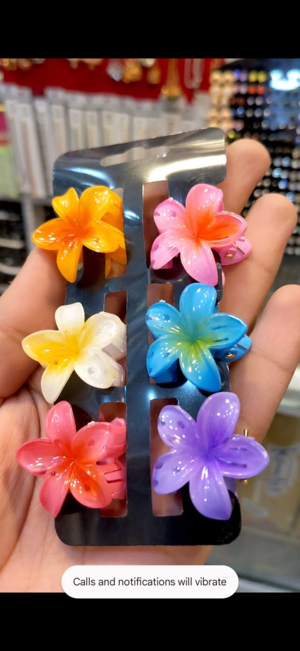 Pack Off 06 Mini Sunflower Fashion Girl Hair Clip