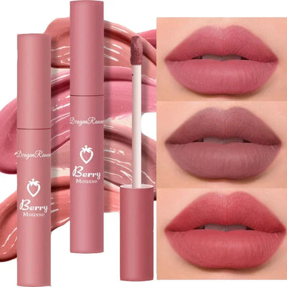 Nude Matte Lip Gloss 12 Colors Long-lasting