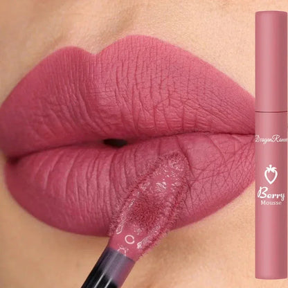 Nude Matte Lip Gloss 12 Colors Long-lasting