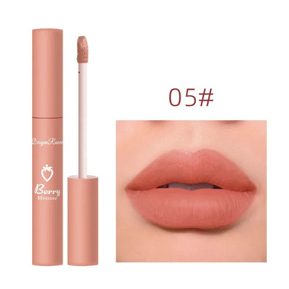 Nude Matte Lip Gloss 12 Colors Long-lasting