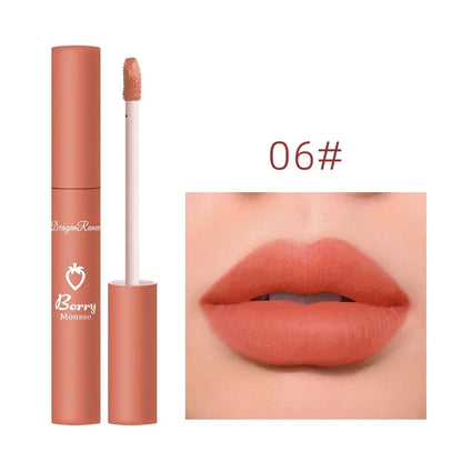 Nude Matte Lip Gloss 12 Colors Long-lasting