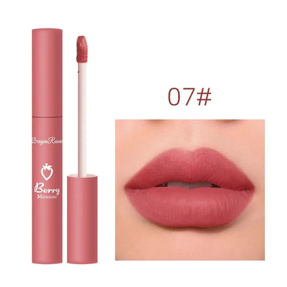 Nude Matte Lip Gloss 12 Colors Long-lasting