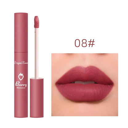 Nude Matte Lip Gloss 12 Colors Long-lasting