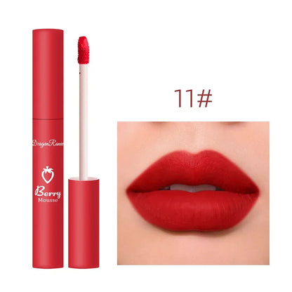 Nude Matte Lip Gloss 12 Colors Long-lasting