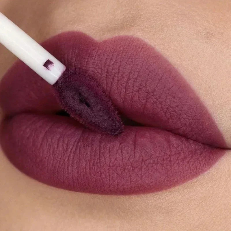 Nude Matte Lip Gloss 12 Colors Long-lasting