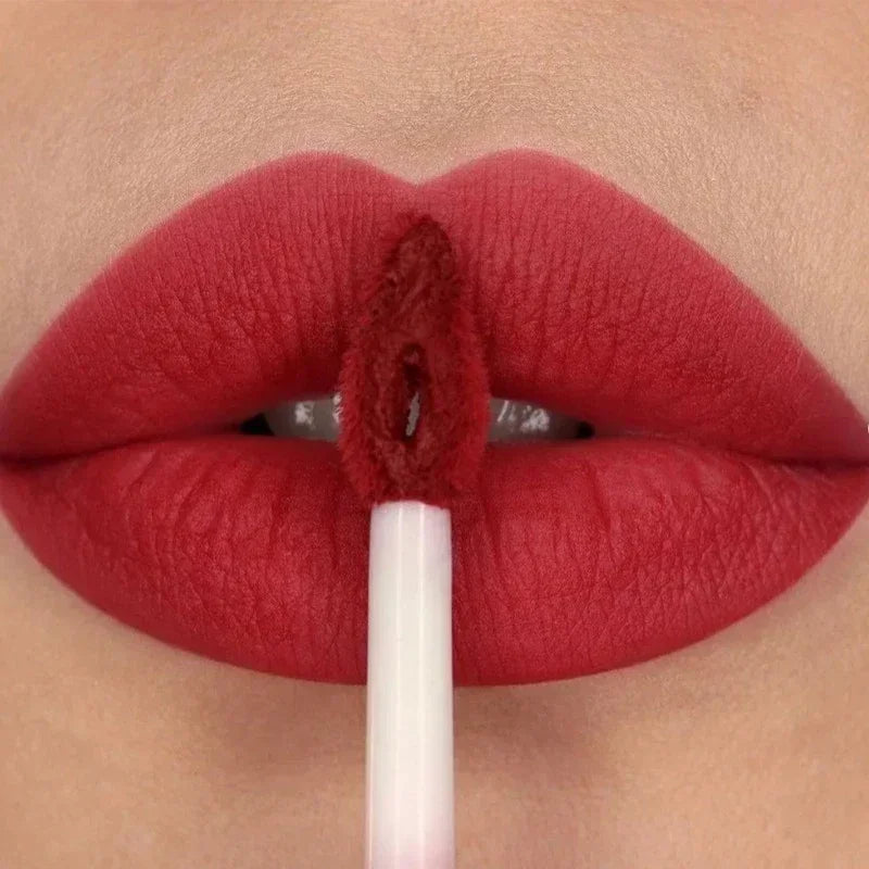 Nude Matte Lip Gloss 12 Colors Long-lasting