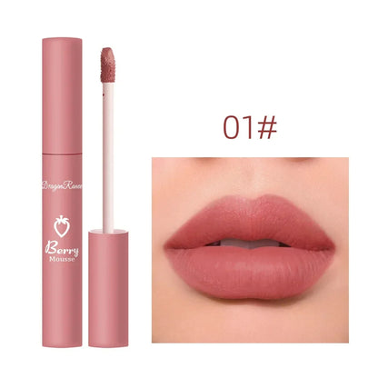 Nude Matte Lip Gloss 12 Colors Long-lasting