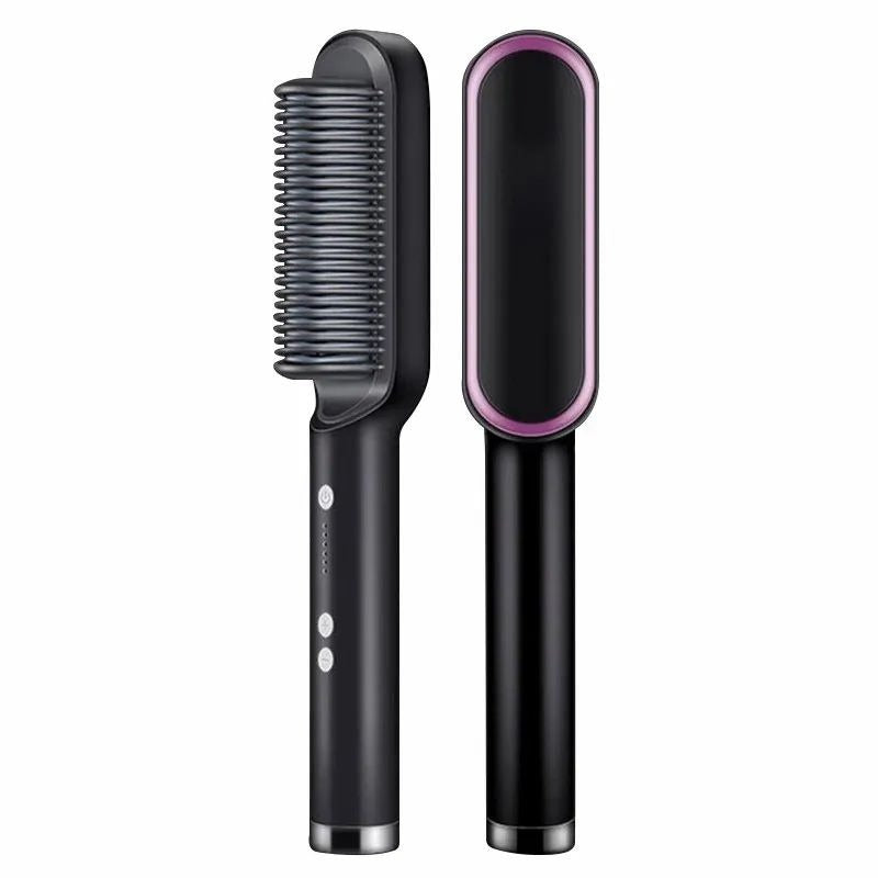 Professional Hair Straightener Brush For Girls Comb Style