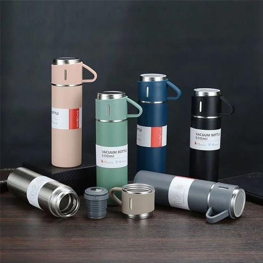 500ML Stainless Steel Vacuum Flask Set 12 hours lasting