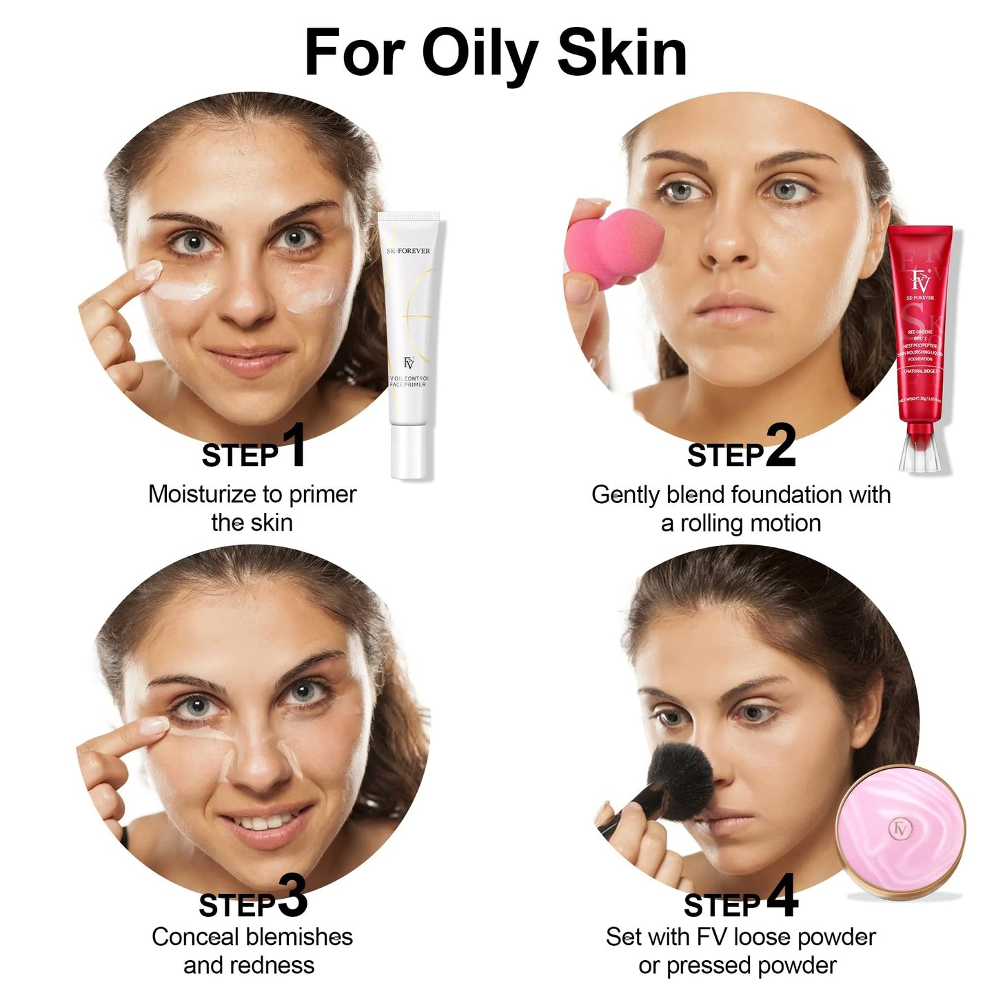 Fv Sk-forever Liquid Foundation – Lightweight Oil-control Formula