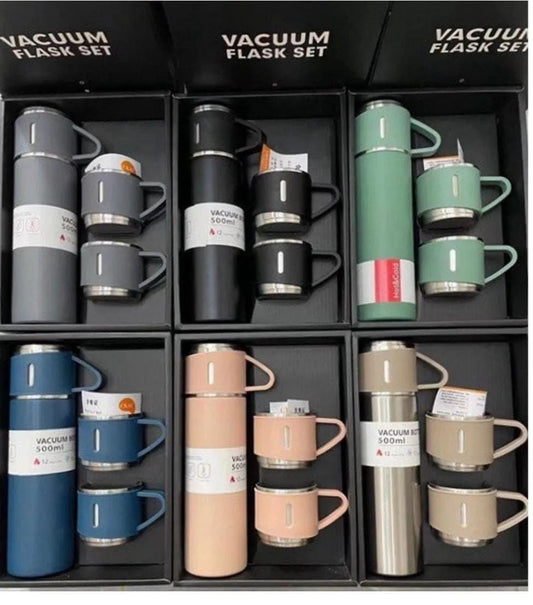 500ML Stainless Steel Vacuum Flask Set 12 hours lasting