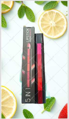 5 In 1 Huda Beauty Lipstick Nude Shades Matte Lipsticks Waterproof | Long Lasting