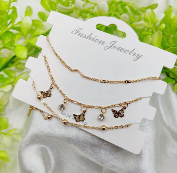 Imported Triple-layered Adjustable Bracelet Set