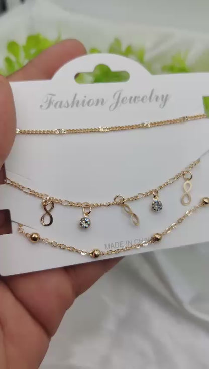 Imported Triple-layered Adjustable Bracelet Set