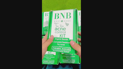 BNB Organic Premium Tea Tree Acne Control 4in1 Facial Kit