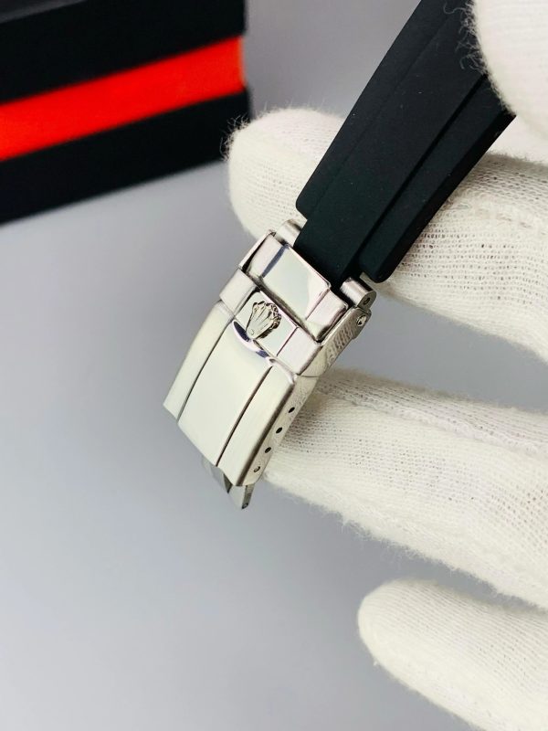 Rolex Oyster Perpetual With Premium Rubber Strap  Luxury Timepiece